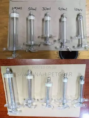 Re-Usable Veterinary Syringes 10ml, 20ml, 30ml, 50ml, 100ml