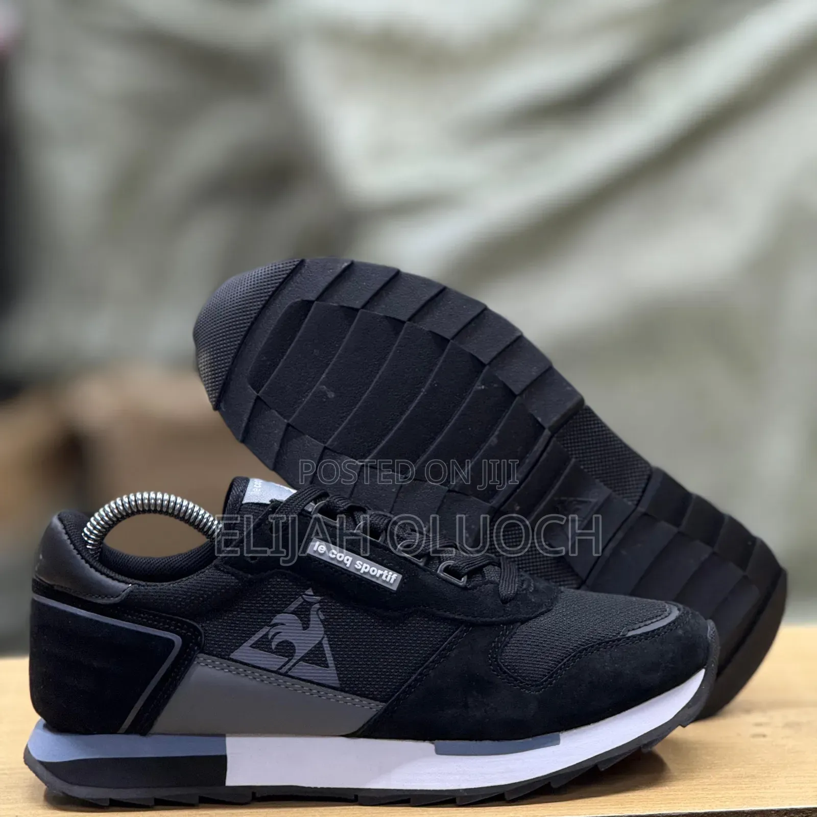 Le Coq Sportif Black Men Casual Shoes
