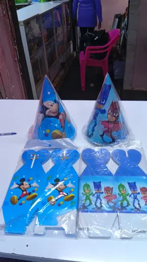 Party Hats and Candy Boxes