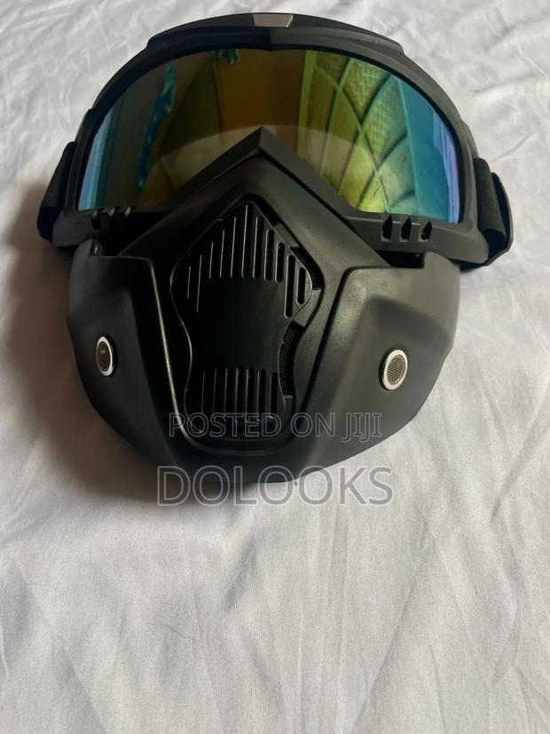 Motorcycle Mask / Biker Full Face Mask// Detachable - thumbnail 4