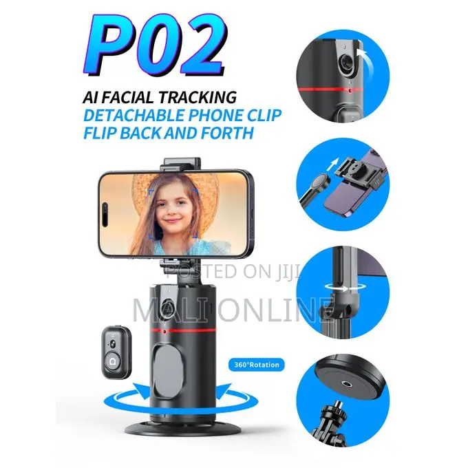 Automatic Face Tracking Tripod 360° Rotation Gimbal Stabilizer