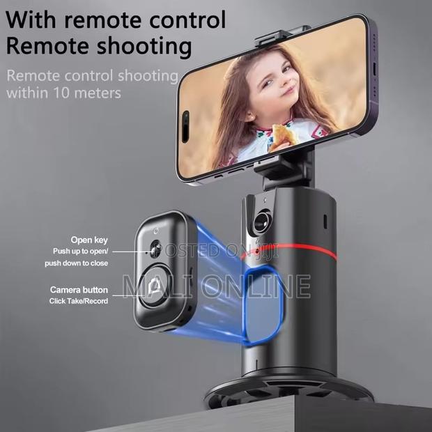 Automatic Face Tracking Tripod 360° Rotation Gimbal Stabilizer - thumbnail 5