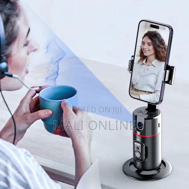 Automatic Face Tracking Tripod 360° Rotation Gimbal Stabilizer - thumbnail 6