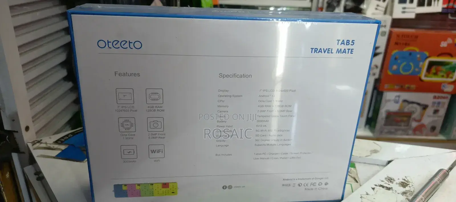 New Oteeto Tab 5 Travel Mate 128 GB Black