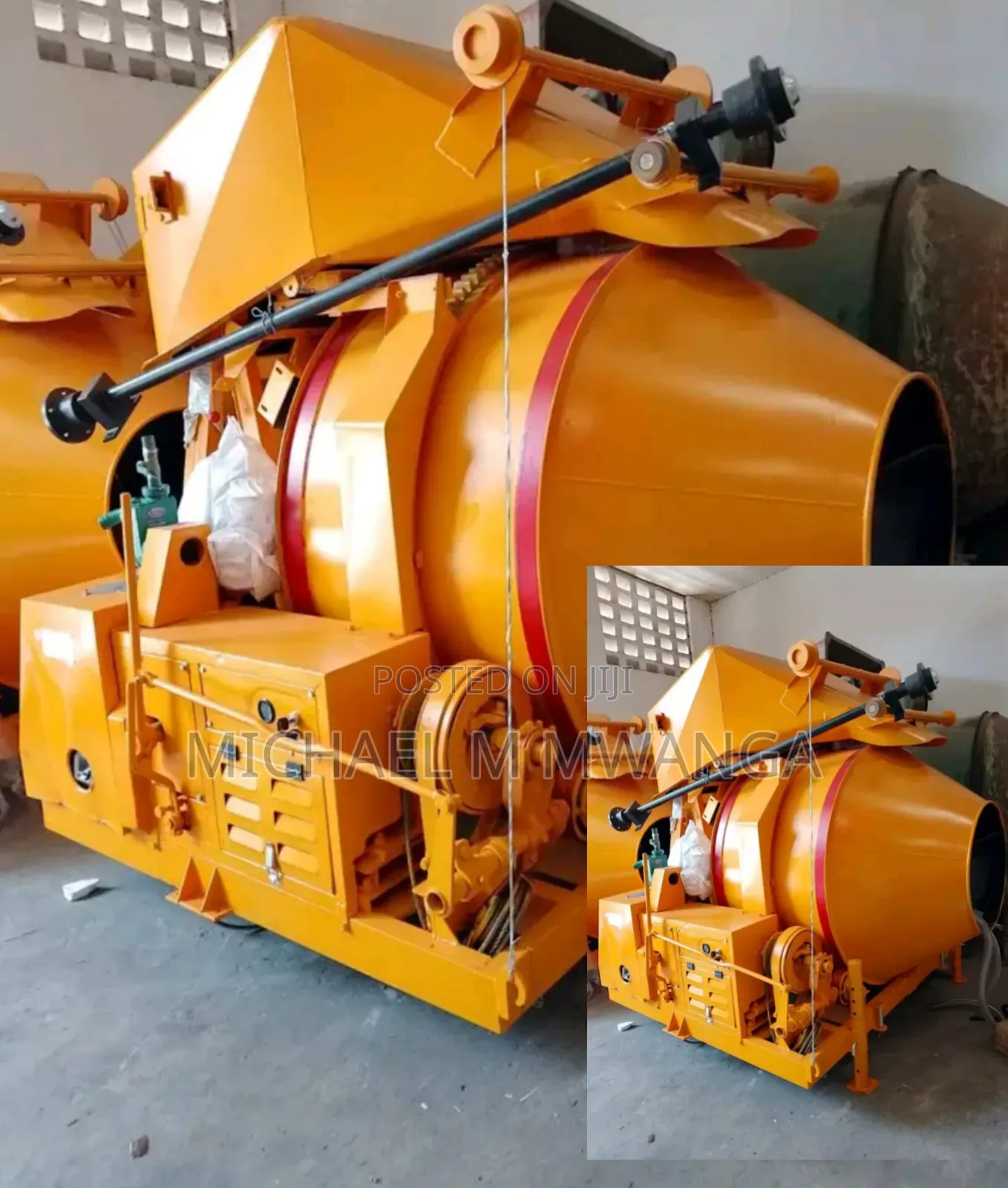 Self Loading Charging 560l Concrete Mixer