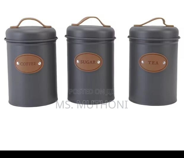 Set of 3,Rustic Large Pantry Jars - thumbnail 7