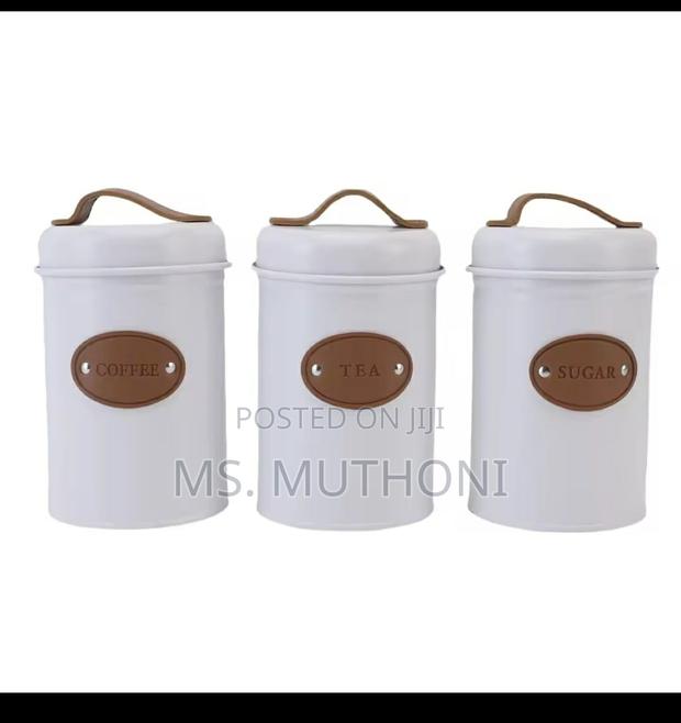 Set of 3,Rustic Large Pantry Jars - thumbnail 10