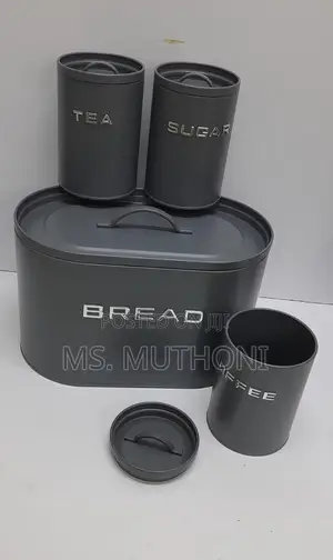 Retro 4 Piece Bread Bin Set