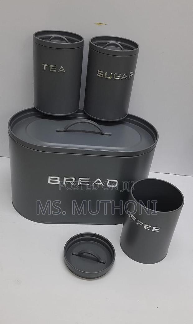 Retro 4 Piece Bread Bin Set - thumbnail 2