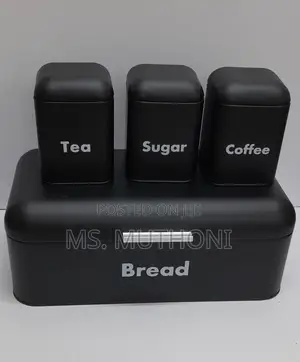 Retro 4 Piece Bread Bin Set