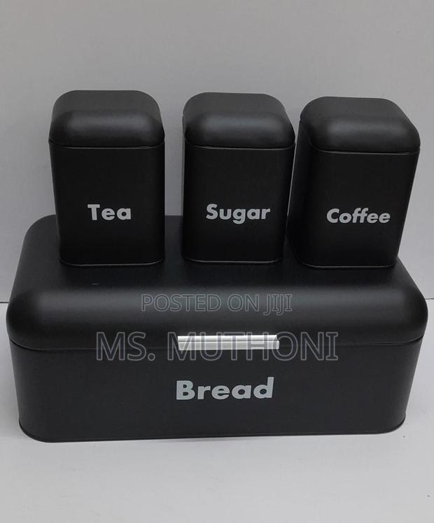 Retro 4 Piece Bread Bin Set - thumbnail 3