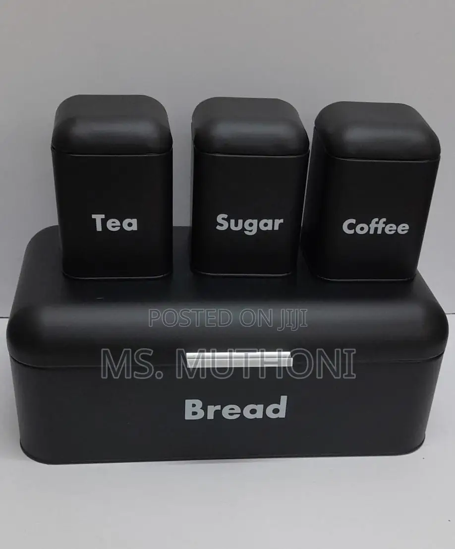 Retro 4 Piece Bread Bin Set