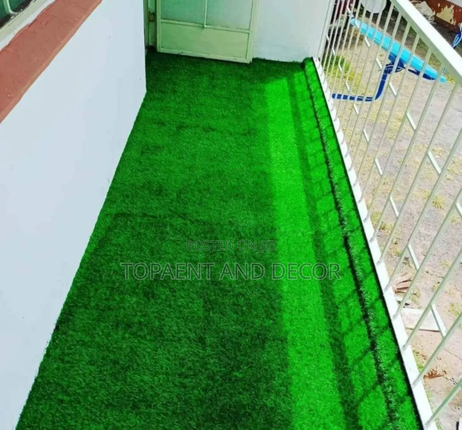 Eco Friendly Artificial Balcony Turf Carpet Low Maintenance