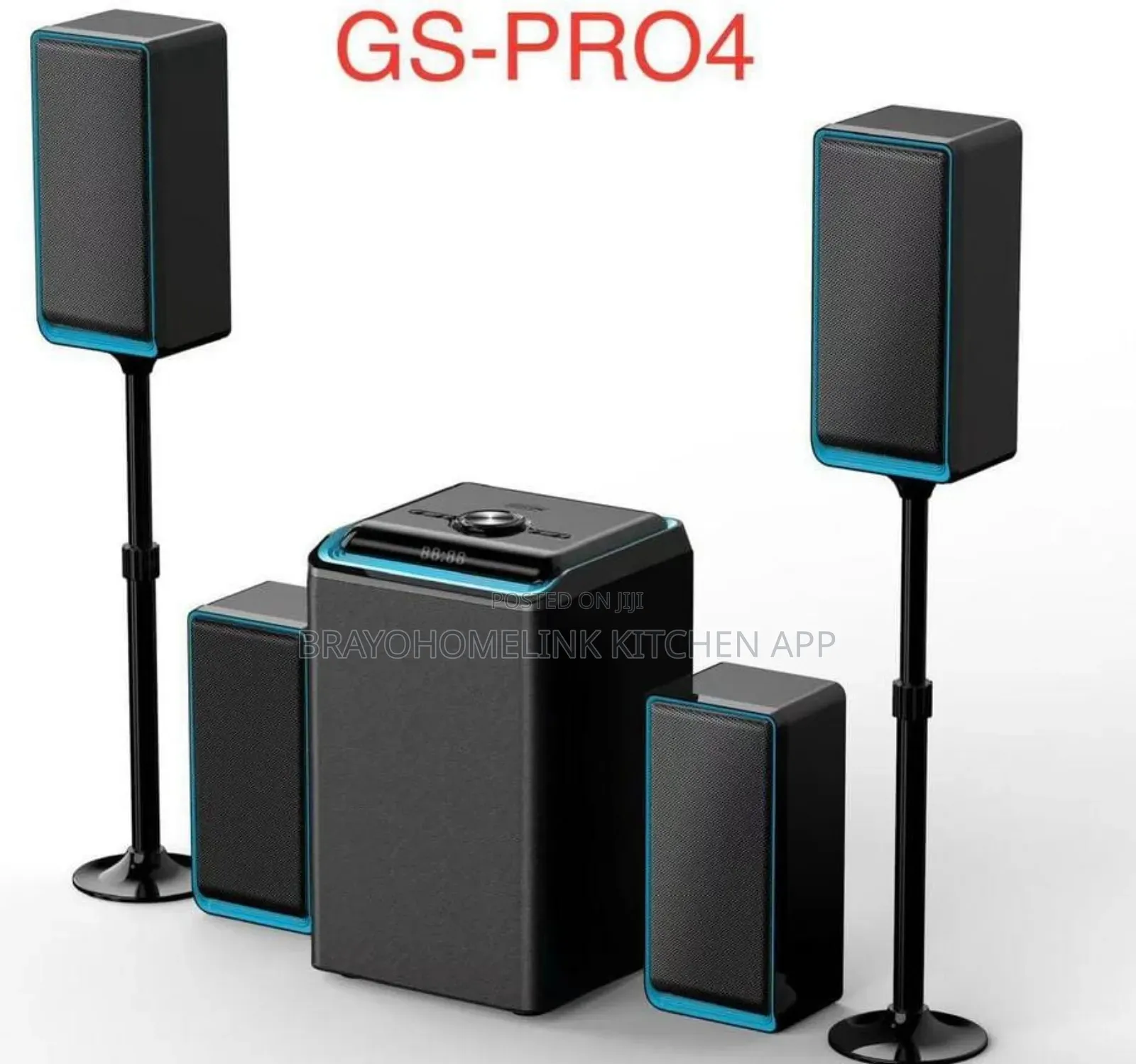 4.1ch Globalstar Pro 4 Multimedia System
Woofer