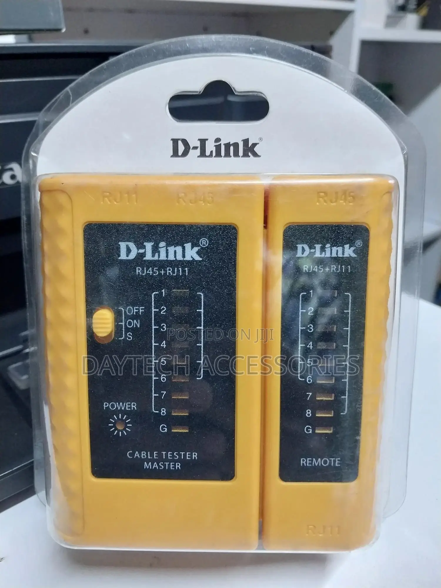 D-Link Cable Tester – Detected Cable Type: Rj-11,Rj-45