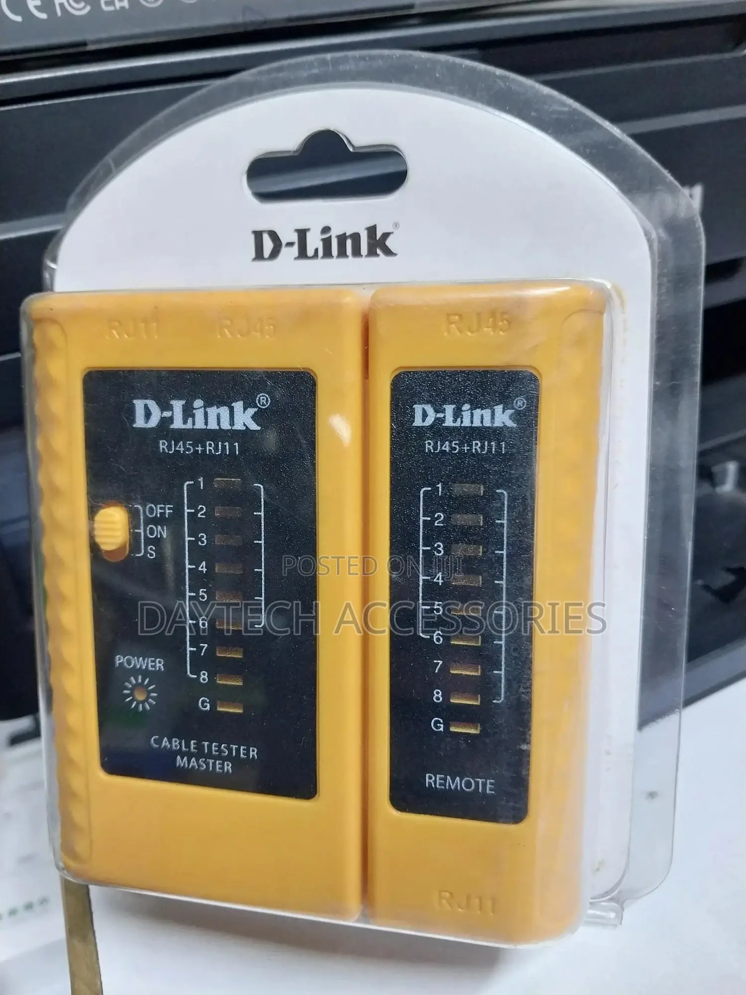 D-Link Cable Tester – Detected Cable Type: Rj-11,Rj-45