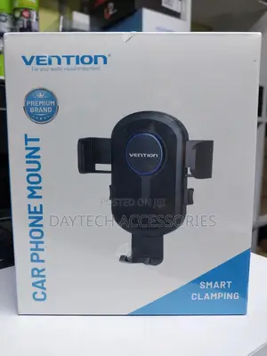 Vention One Touch Car Phone Mount With Suction Cup - Black