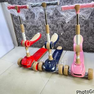 Multicoloured Scooter With a Seat Musical - main view