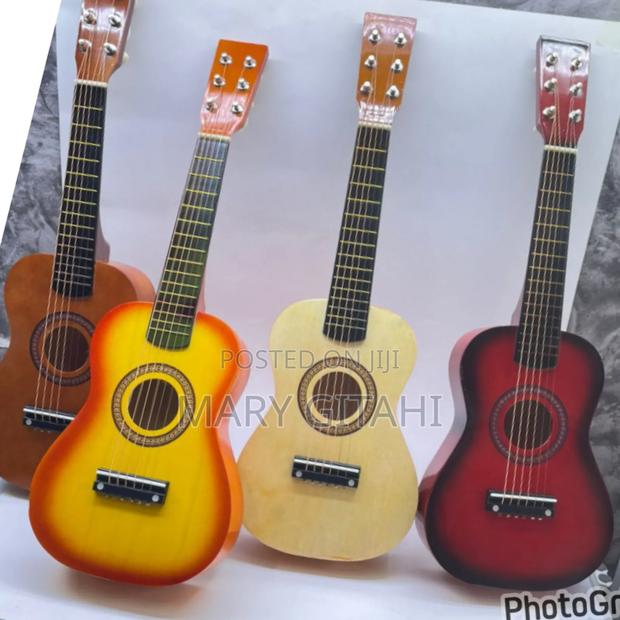 6 Strings Acoustic Guitar 23 Inches Long at - main view