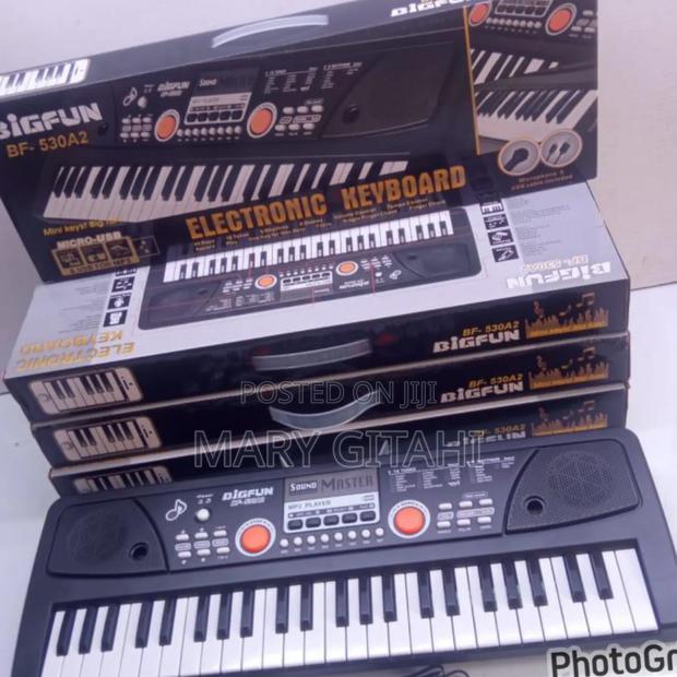 49 Keys Piano With Microphone and Charging Cable  at - main view