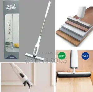 Adjustable Self-Squeezing Wet Dry Floor Magic Cotton Mop