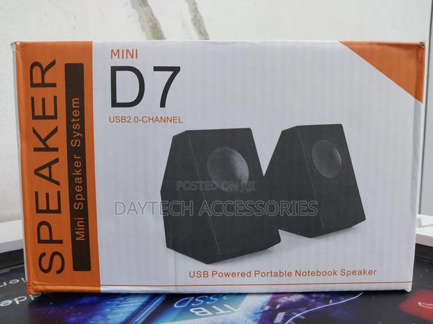 D25 Mini D7 Multimedia Speaker With 3.5 Aux ,Usb Powered