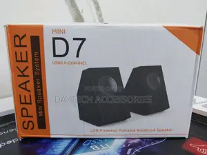 D25 Mini D7 Multimedia Speaker With 3.5 Aux ,Usb Powered
