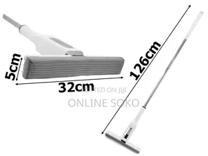 Adjustable Self-Squeezing Wet Dry Floor Magic Cotton Mop