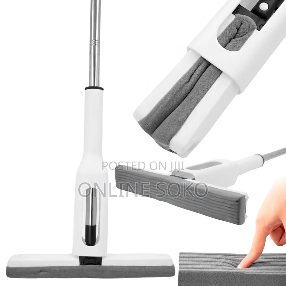 Adjustable Self-Squeezing Wet Dry Floor Magic Cotton Mop