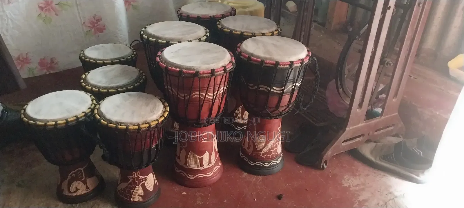 Professional African Djembe Drums for Sale