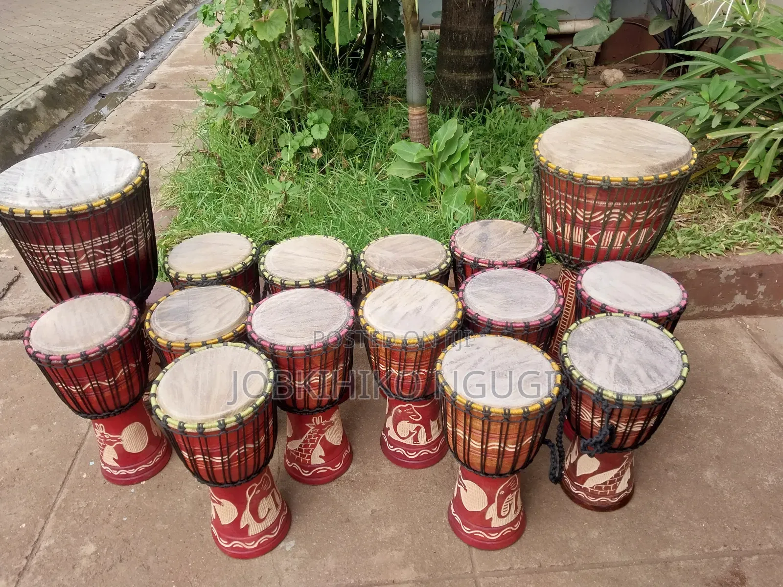 Professional African Djembe Drums for Sale