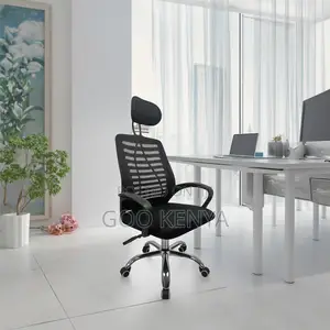 Office Chair ; Adjustable Swivel High Back Headrest Chair