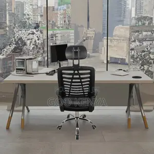 Office Chair ; Adjustable Swivel High Back Headrest Chair
