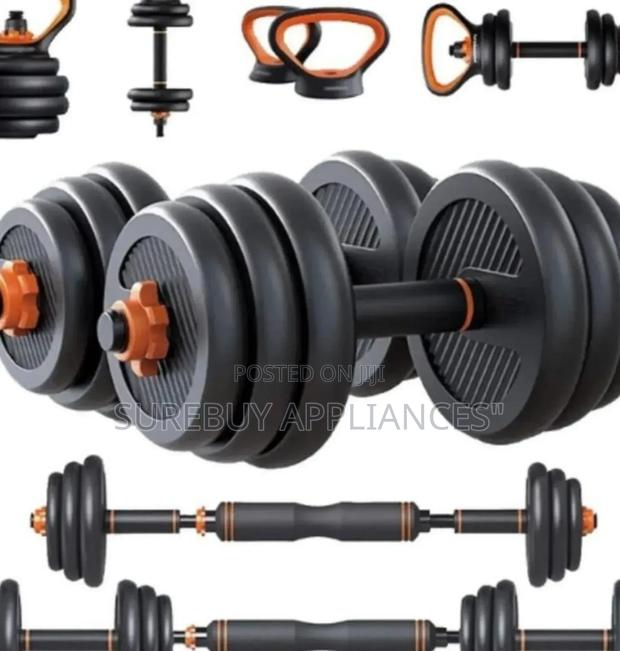 50kg 6 in Dumbbells/Kettlebells, Weights Set, Adjustable Barbell