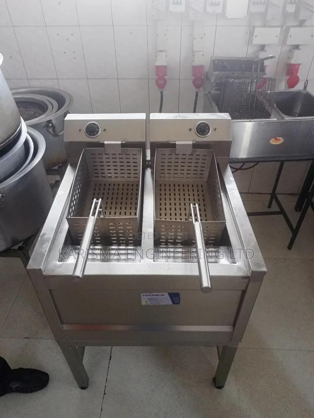 Stainless Steel Double Fryer