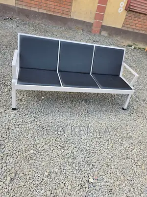 Office Bench ; 3-Link Heavy Duty Office Waiting Bench