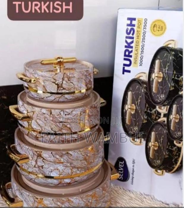 New Arrival Brown 4 Set Turkish Hotpot/Turkish Hotpot