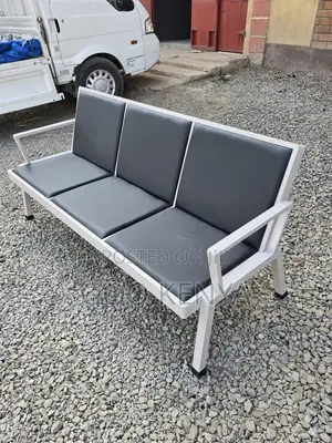 Office Bench ; 3-Link Heavy Duty Office Waiting Bench