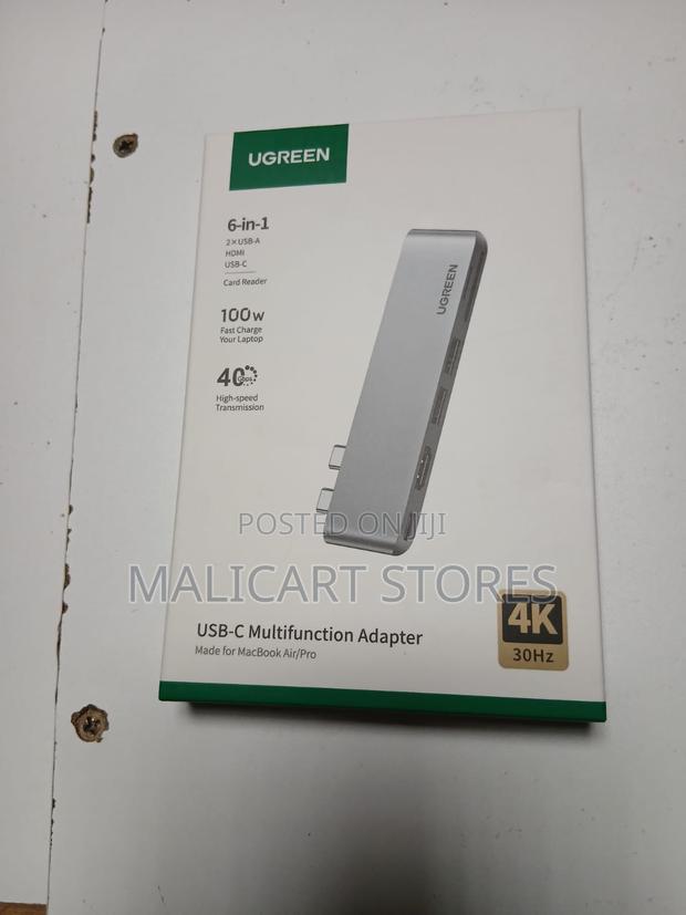 Ugreen 6-in-2 Usb-C Multifunction Adapter - Cm380