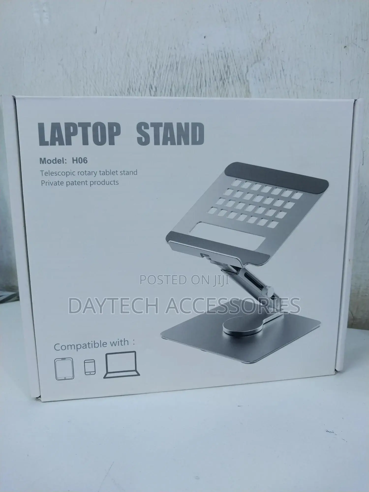 H06 Tablet Stand Desktop Adjustable Folding Stand Portable