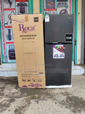 Roch 197l Double Door Fridge No Frost
