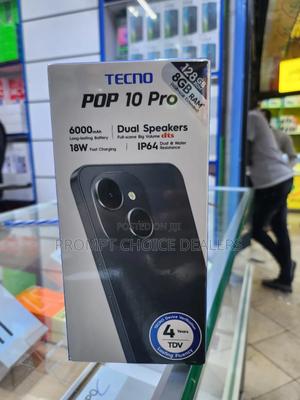 New Tecno Pop 10 128 GB Black - main view