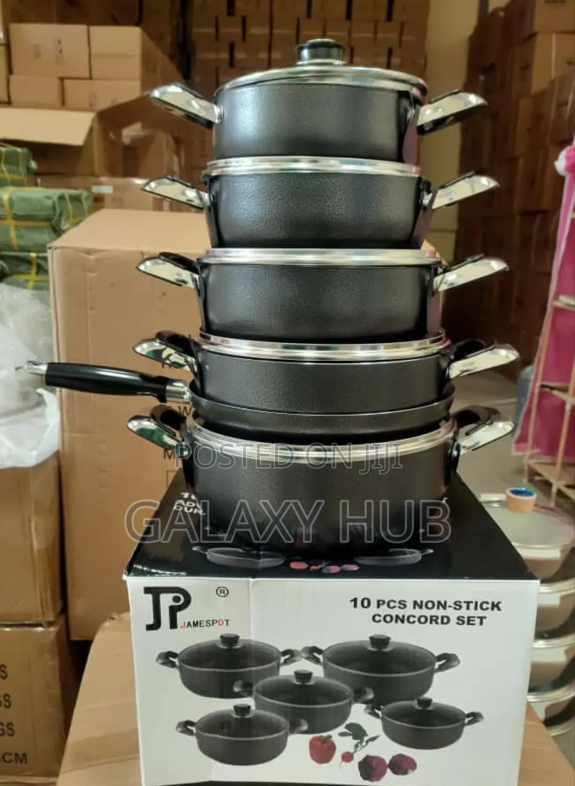 10 Pieces Heavy Duty Jp Non Stick Cookware Set
