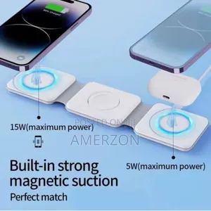 3-in-1 Foldable Magnetic Wireless Charger