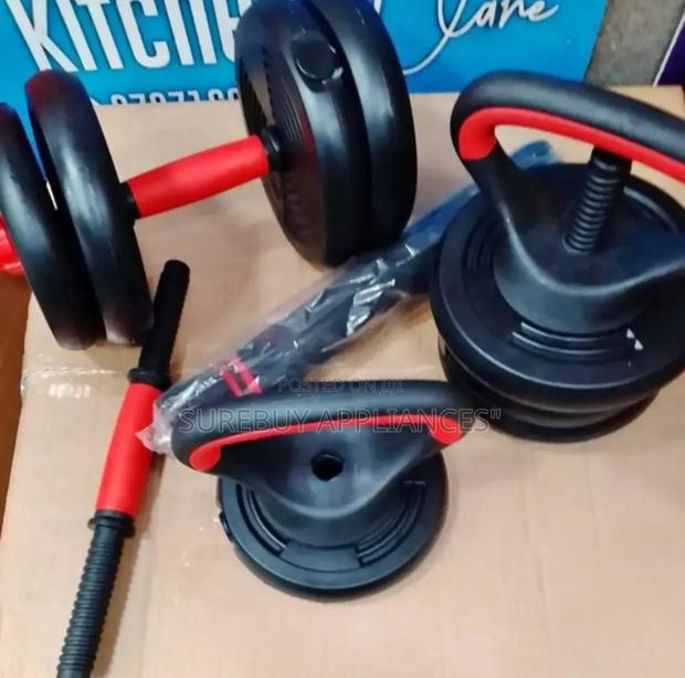 30kgs 6-in-1 Adjustable Kettlebell Weights - main view
