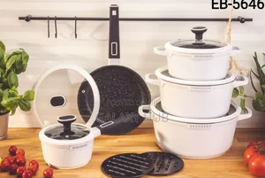 White 12 Pieces Nonstick Edenburg Cookware Set