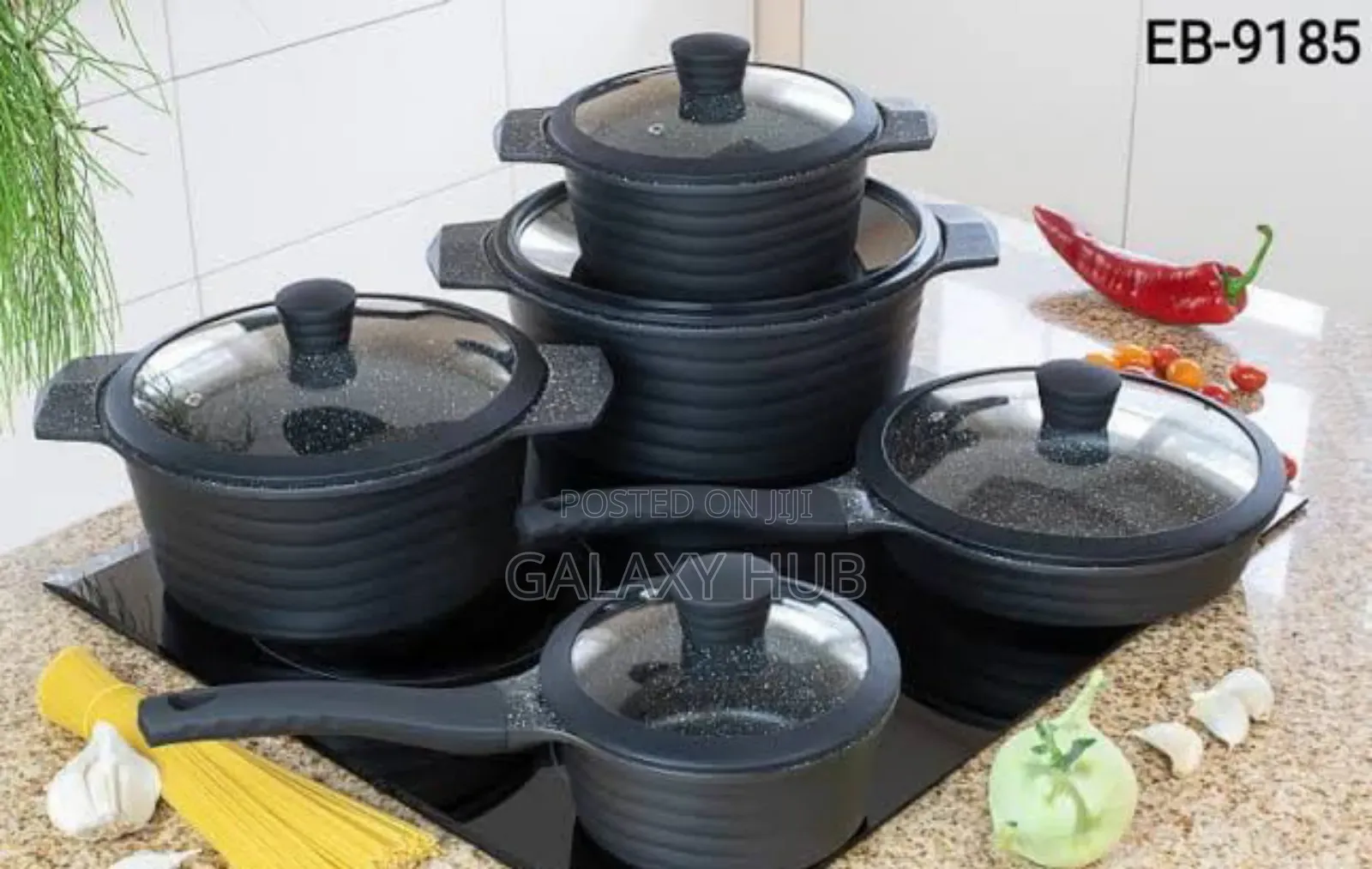 10 Pieces Edenburg Nonstick Cookware Set