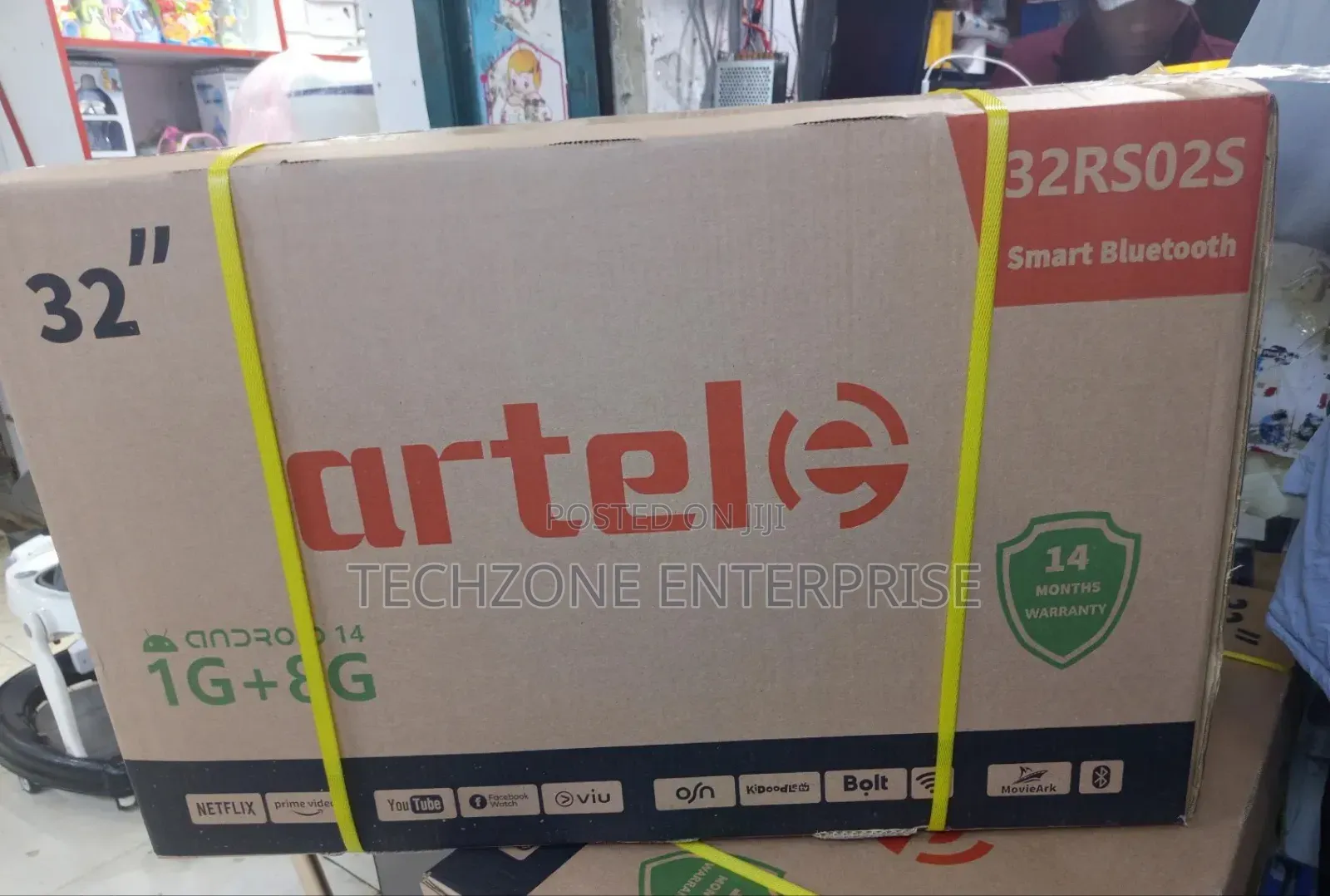 Artel 32 Inch Smart Tv Android Frameless With Bluetooth Flameless Tv 