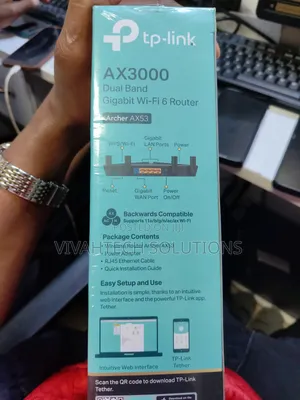 Tl-Archer Ax53 Tp-Link Ax3000 Wireless Wi-Fi 6 Route