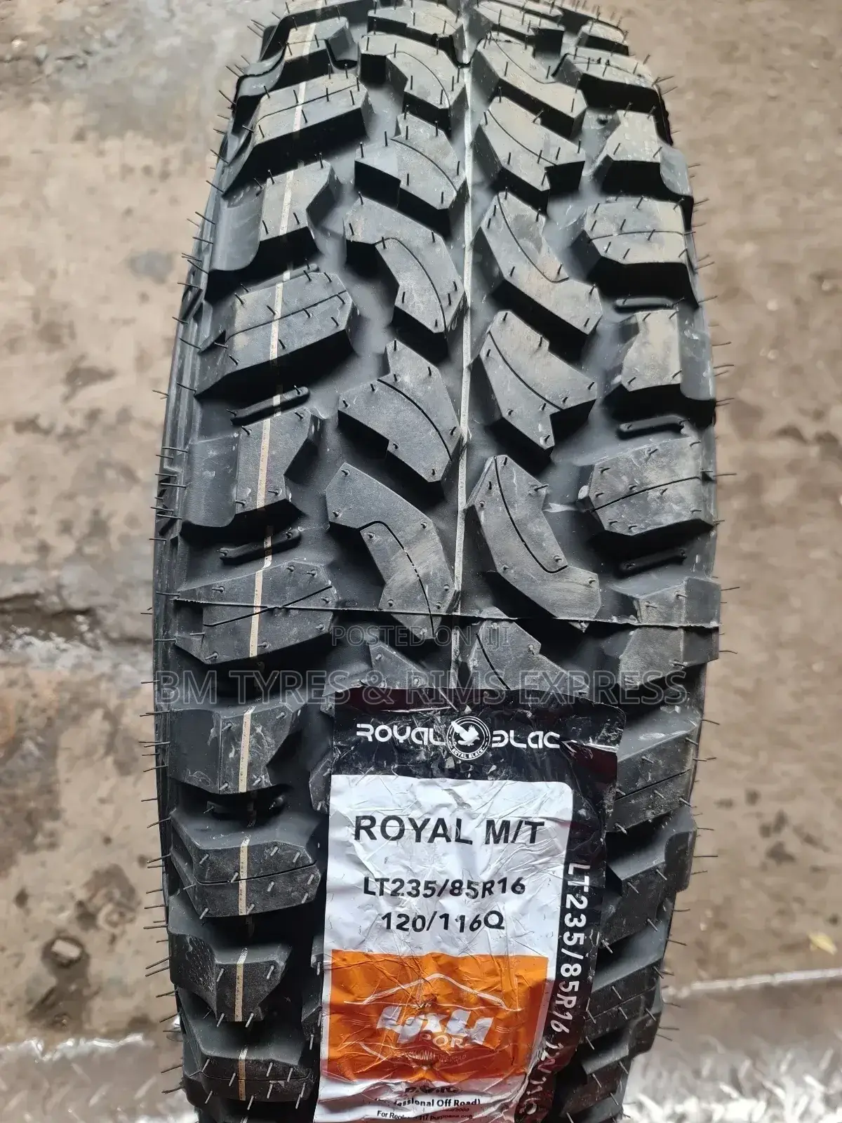 235 /85 R16 Royalblack Tyres (Mud Terrrain) Commercial.